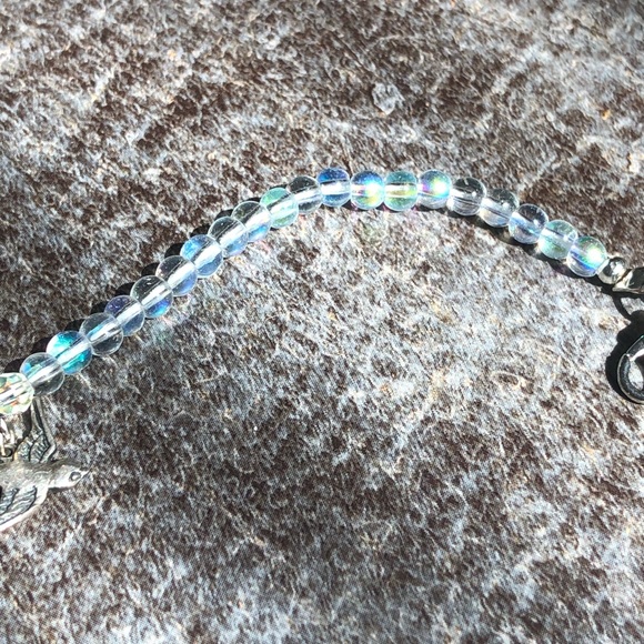 Iridescent Swallow Charm Bracelet - Picture 10 of 10